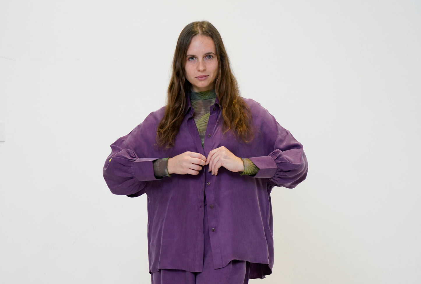 SENSU shirt purple